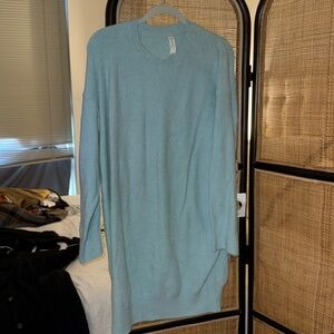 Anthropologie daily practice sweater in baby blue